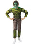 Big Kids Unisex Green The Avengers Hulk Muscle Halloween Costume 3-8 - SophiasStyle.com